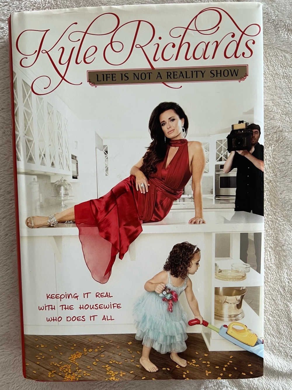 Life Is Not a Reality Show - Red Hardcover Home Accent